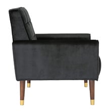 Bartos Button-Tufted Velvet Armchair